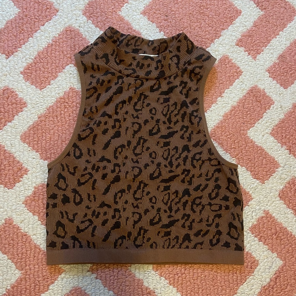 Cheetah Print Tank Top